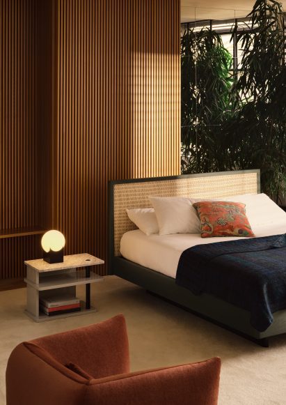 Awase bed by Omi Tahara Studio for Bolzan