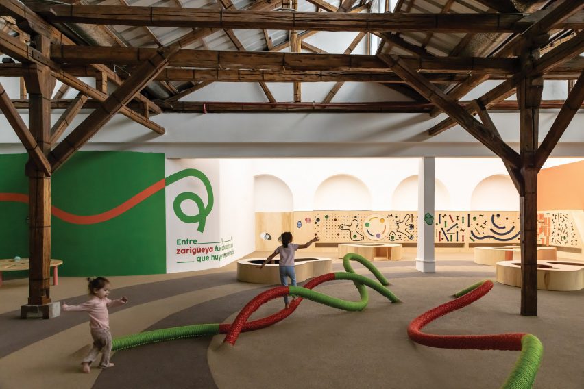 Ecuadorian children's playground within museum