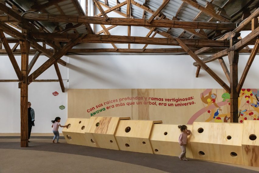 Ecuadorian children's playground within museum