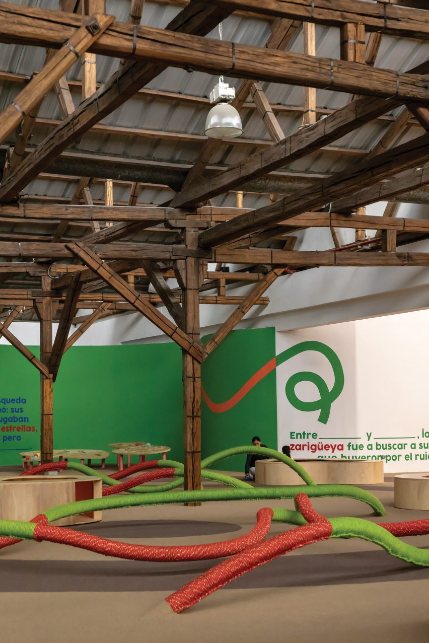Ecuadorian children's playground within museum