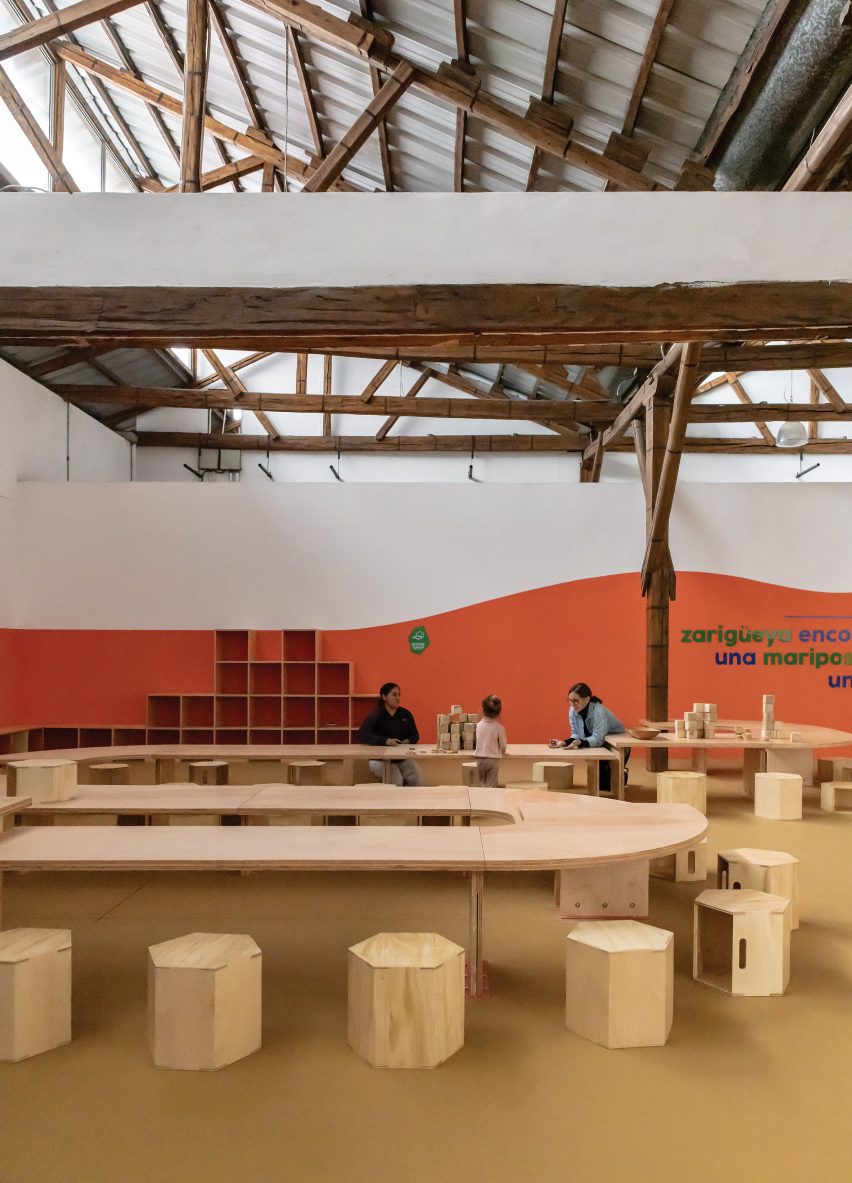 Ecuadorian children's playground within museum