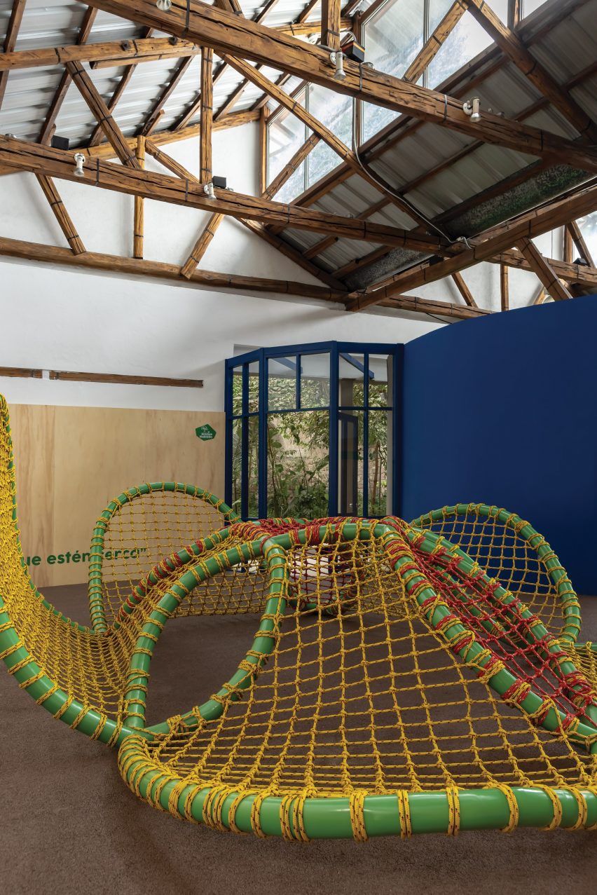 Ecuadorian children's playground within museum
