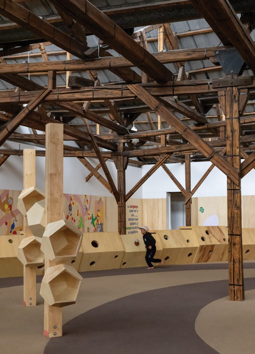 Ecuadorian children's playground within museum