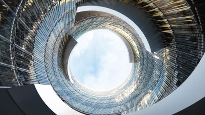 Circular atrium by Snøhetta