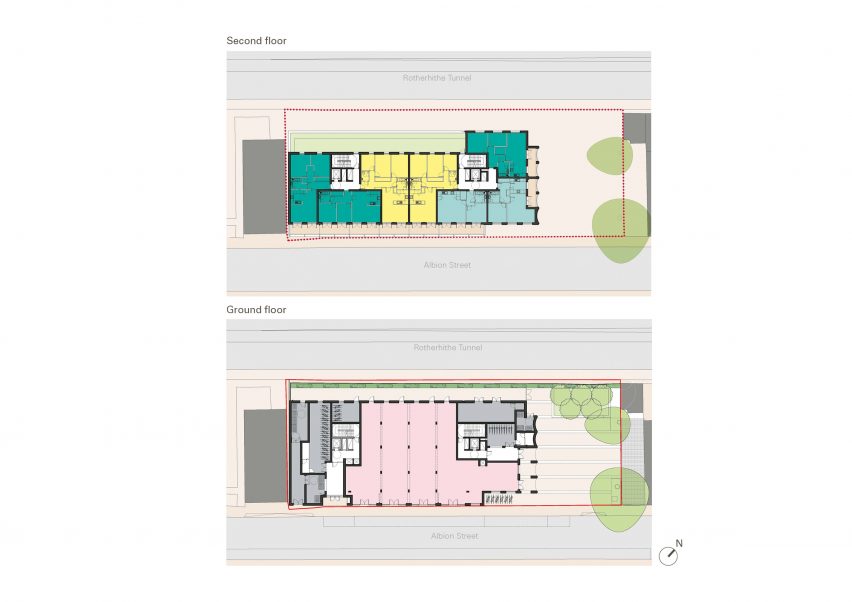 Plan of Albion Street by Bell Phillips