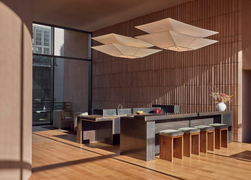 Interior by Workstead in Bergen condo building