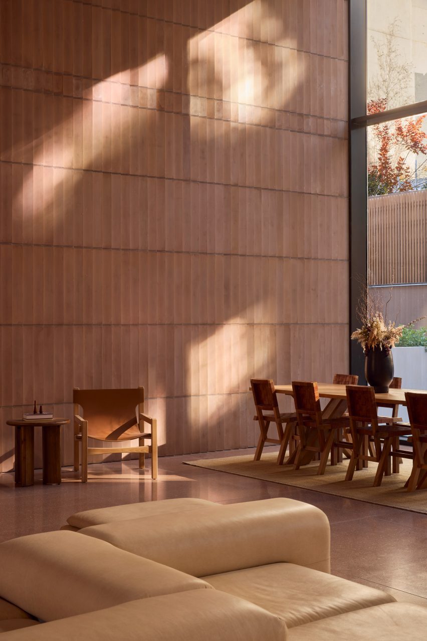Interior by Workstead in Bergen condo building