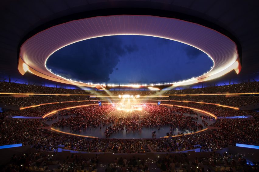 Brisbane Olympic Stadium by Cox Architecture and Hassell