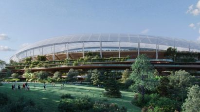 Brisbane Olympic Stadium by Cox Architecture and Hassell