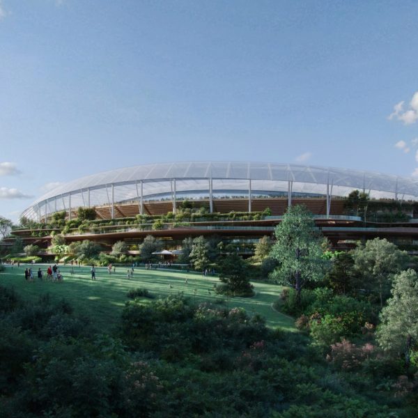 Brisbane Olympic Stadium by Cox Architecture and Hassell