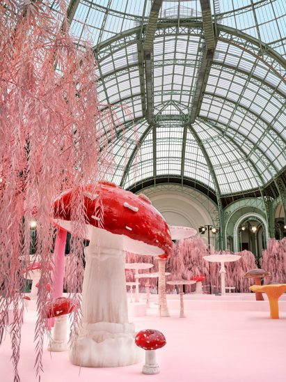 Mushrooms at the Chanel show