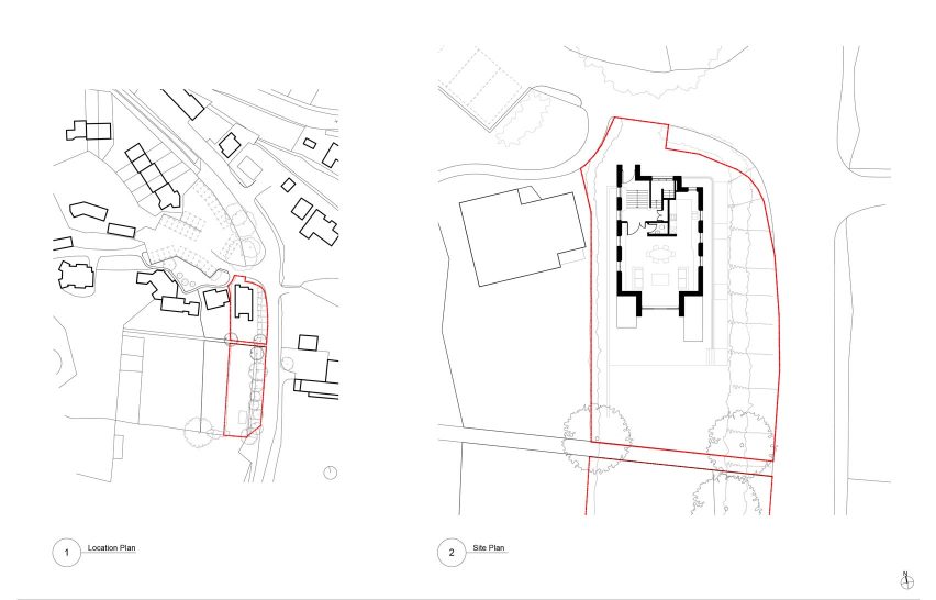 Site plans of Clay Rise by Templeton Ford