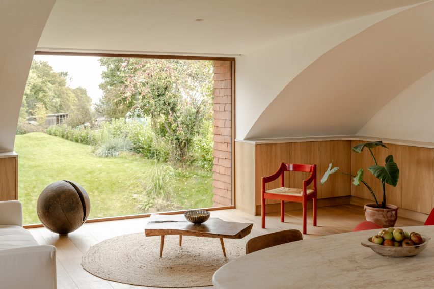 Living room with dining table in Clay Rise by Templeton Ford