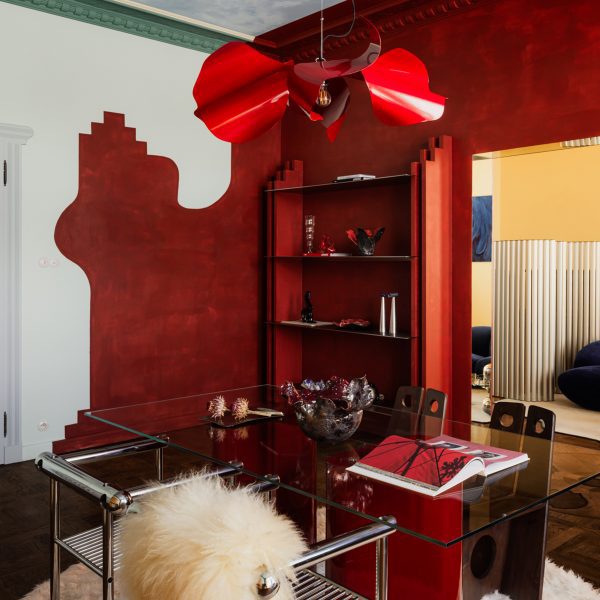 Colour-drenched Poznań apartment highlights “powerful and poetic” Polish design scene