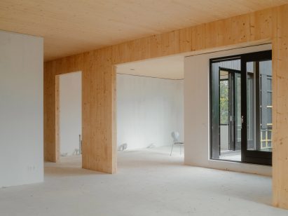 Home with timber partitions