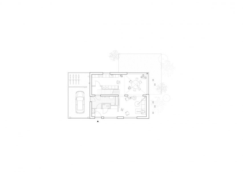 Villa plan from Common Woods by Space&Matter
