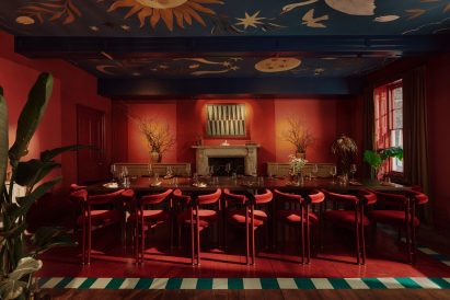Private dining room of Crafted at Powdermills hotel