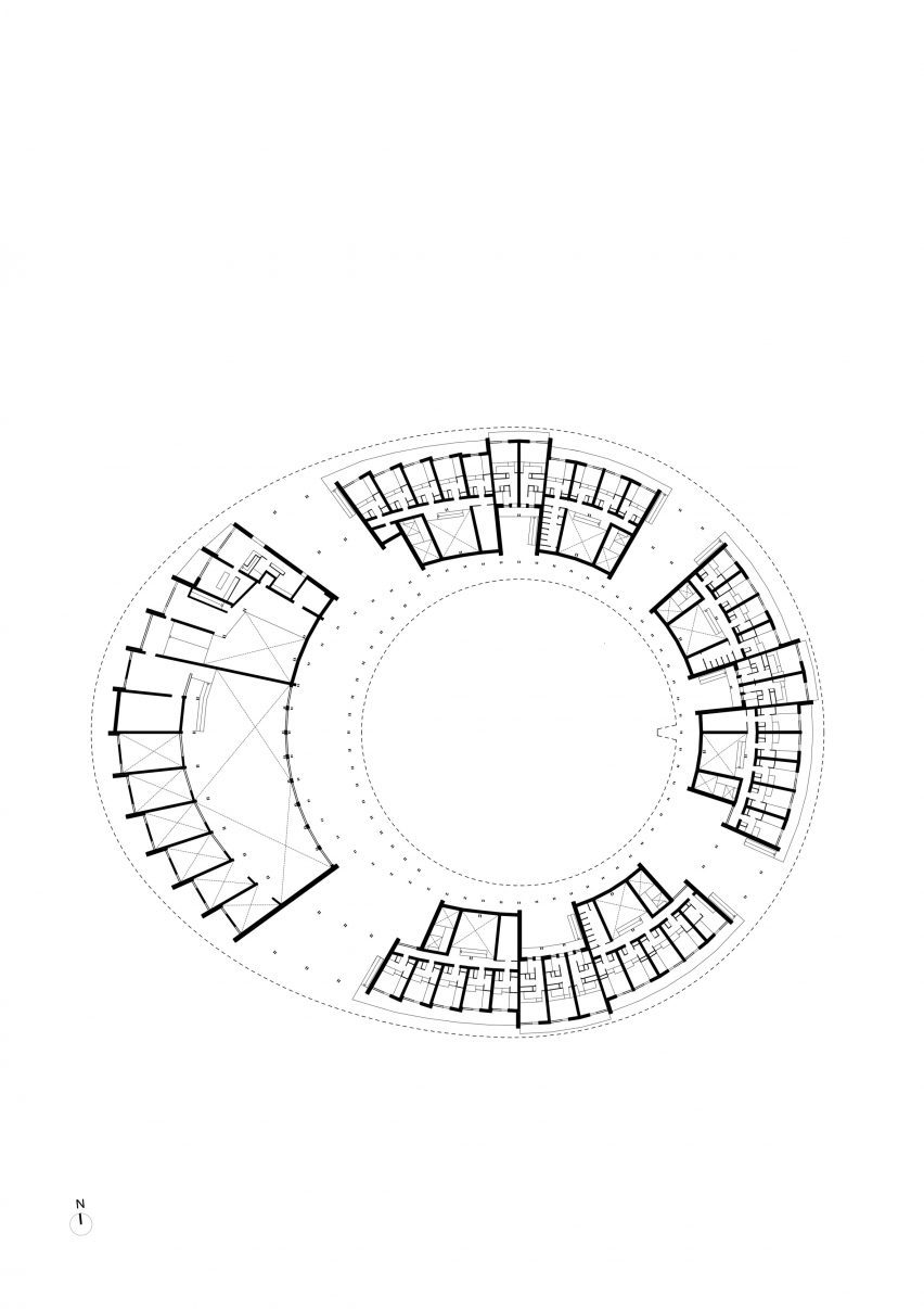 First floor plan of The Crafts College by Dorte Mandrup
