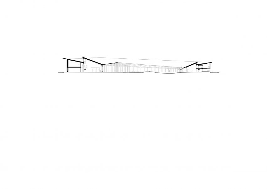 Section of The Crafts College by Dorte Mandrup
