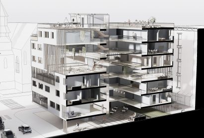 Bedford residential complex by Julia Staufemberg