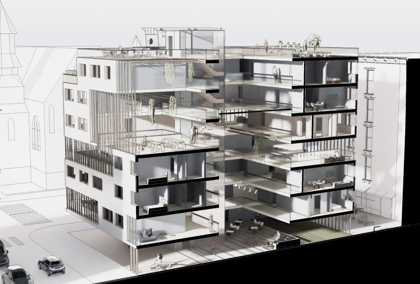 Bedford residential complex by Julia Staufemberg