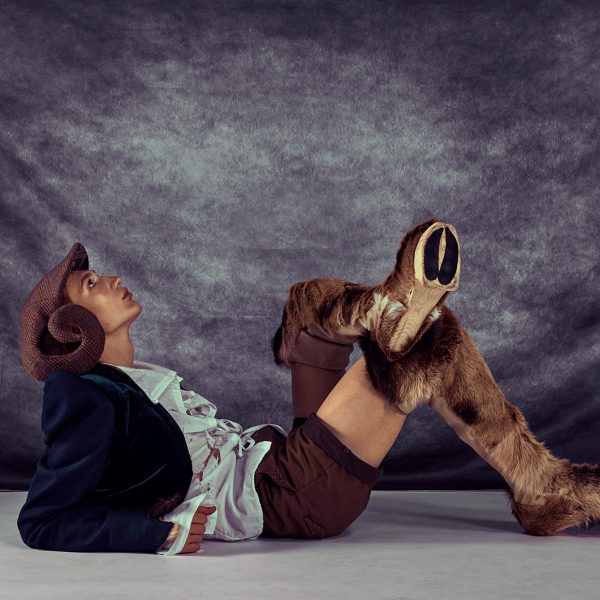 a photograph of a fashion model