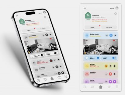 A UX Redesign for Vivint with Single-Page Smart Control by Eunice Cortez