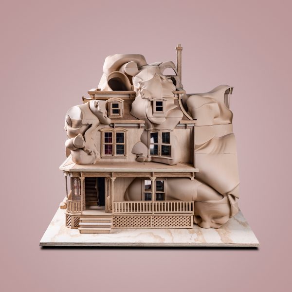 a visualisation of a dolls house design
