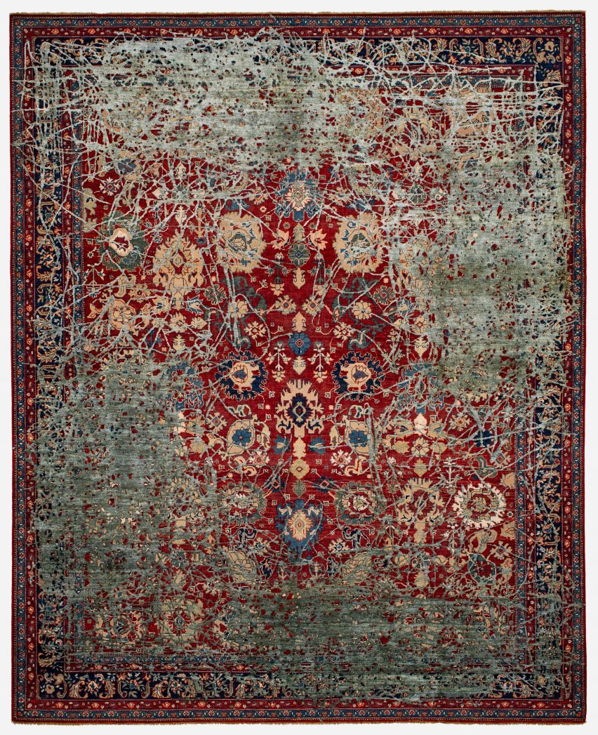 Erased Heritage rug collection by Jan Kath