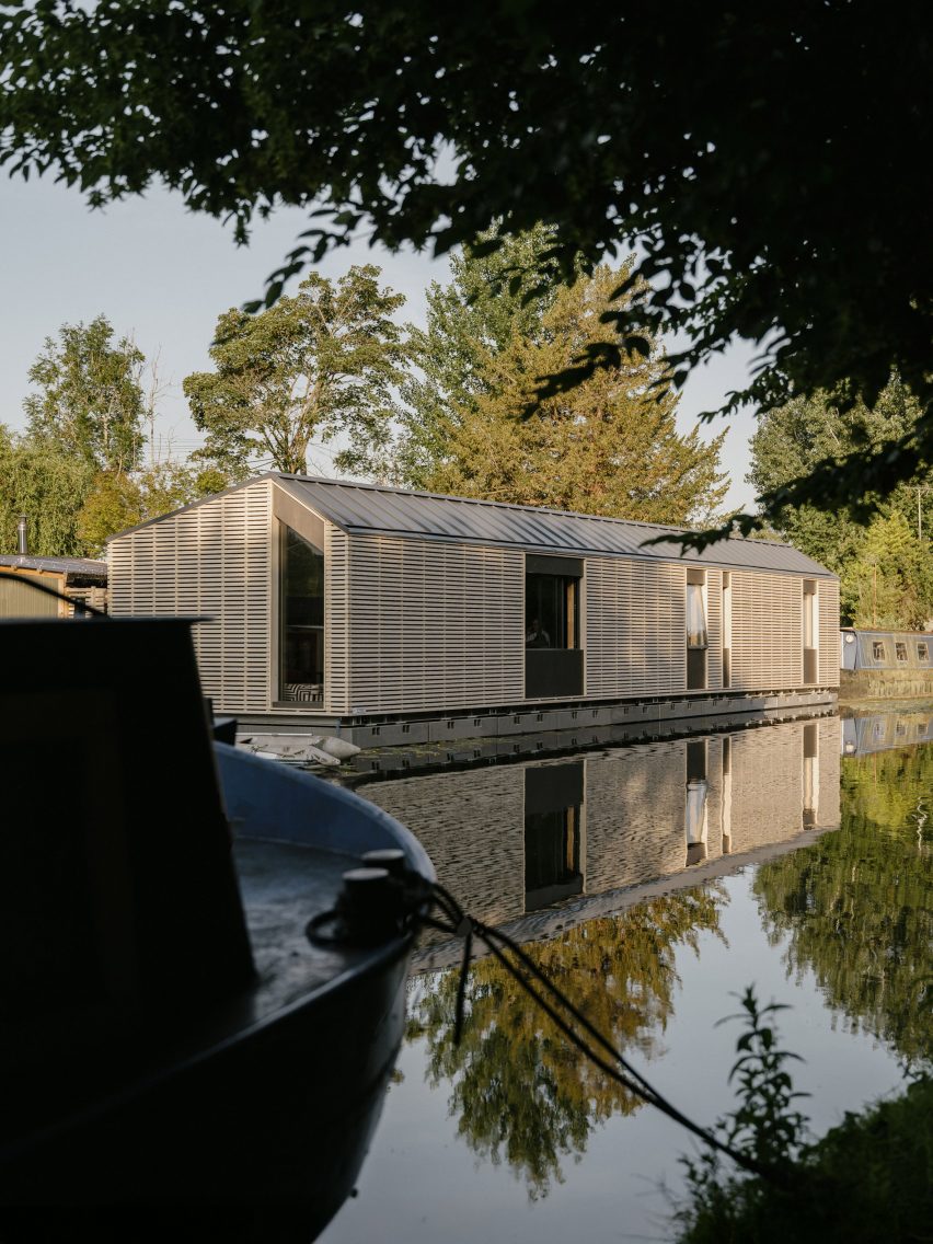 View across canal of Float House by TiggColl
