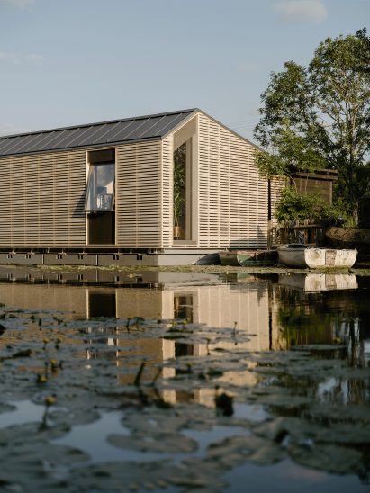 Corner detail of Float House by TiggColl