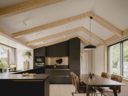 Kitchen in Float House by TiggColl