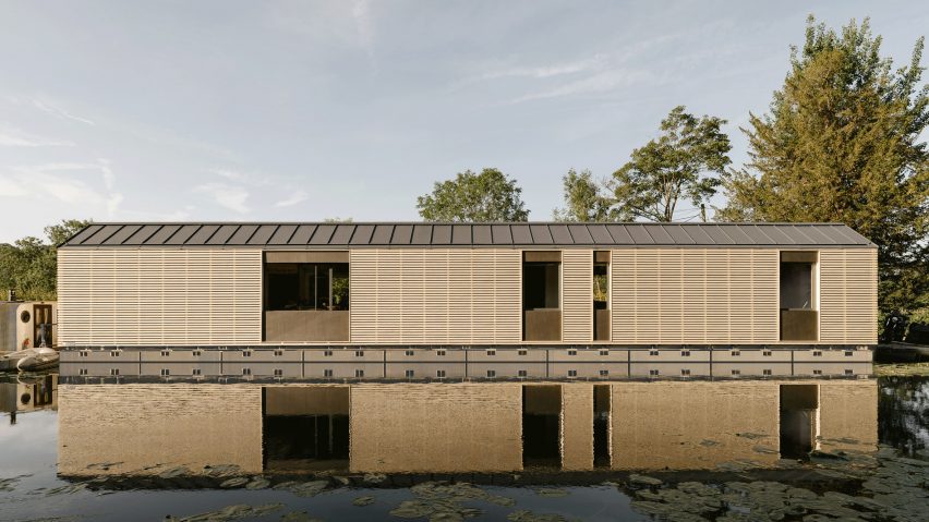 Facade of Float House by TiggColl