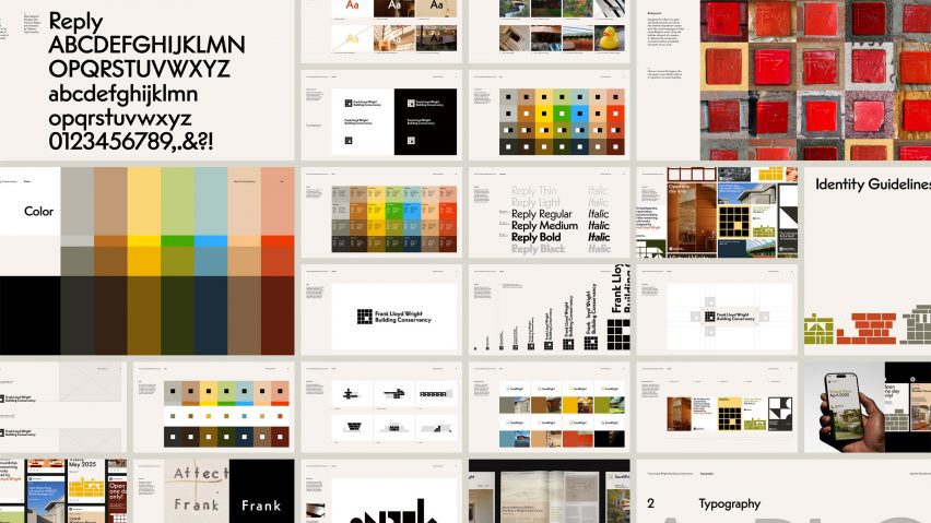 Frank Lloyd Wright rebrand by Order