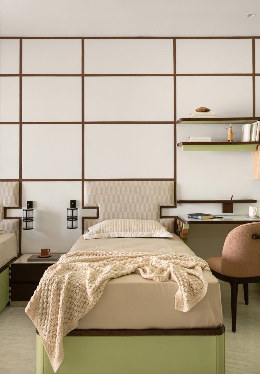 Gingham Dreams apartment in Mumbai by MuseLAB