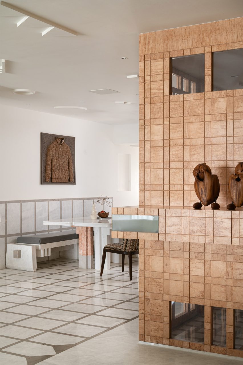 Gingham Dreams apartment in Mumbai by MuseLAB