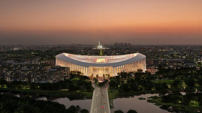HKS Washington Commanders stadium design