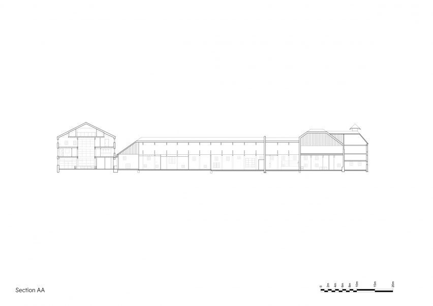 Section of Horizon Youth Zone by John Puttick Associates