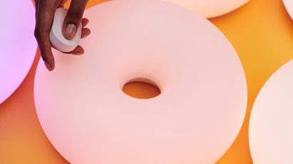 Doughnut lamp by Sabine Marcelis