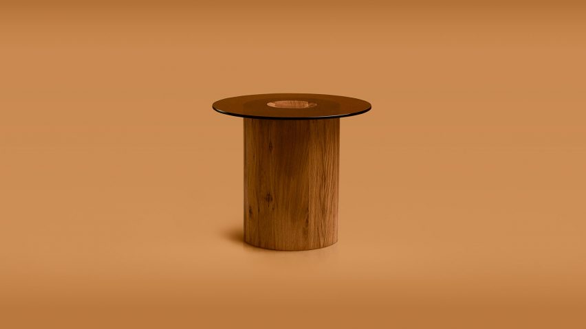 Column I table by Joe Doucet for Oublier