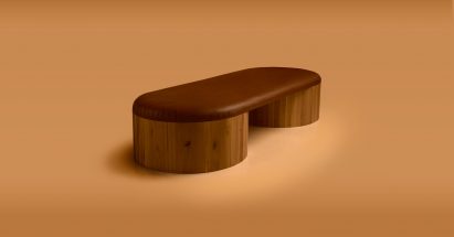 Column II bench by Joe Doucet for Oublier