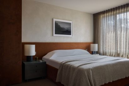 Bedroom of Townhouse VI in Kortrijk by Decancq Vercruysse