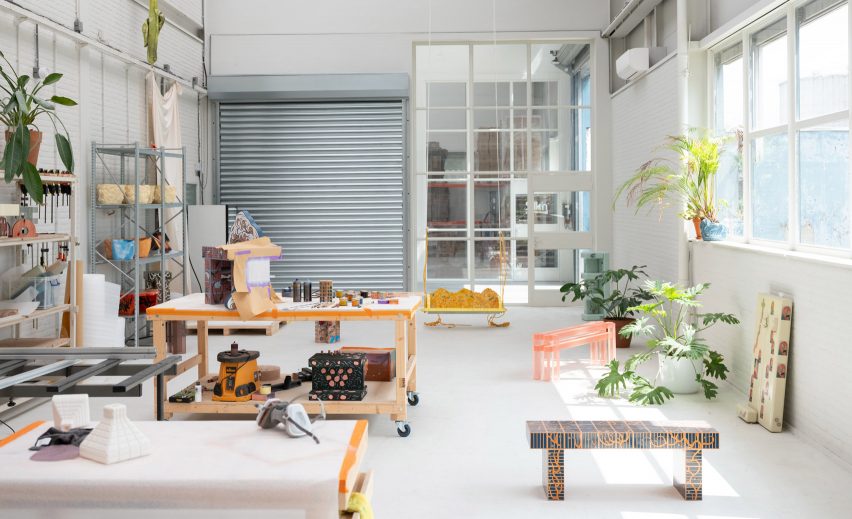 Laurids Gallée’s studio, where he filmed the video