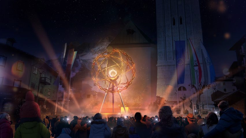 Cortina d'Ampezzo Olympic cauldron