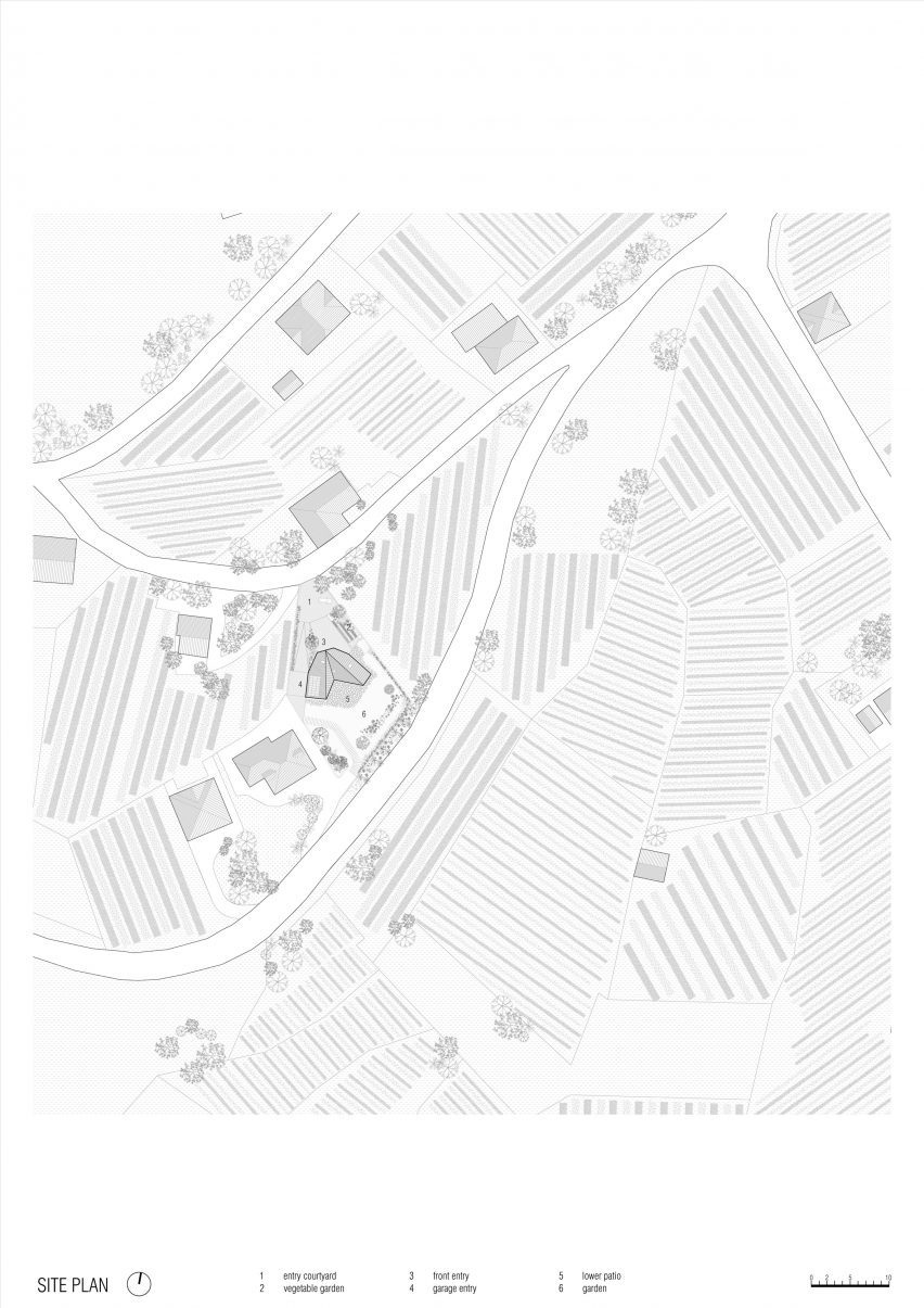 Plan of Hometown House by MoDusArchitects