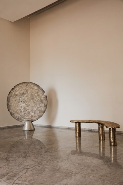 Metal furniture by Nifemi Marcus-Bello