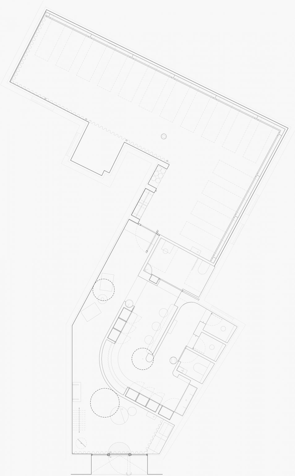 Floor plan of barre studio