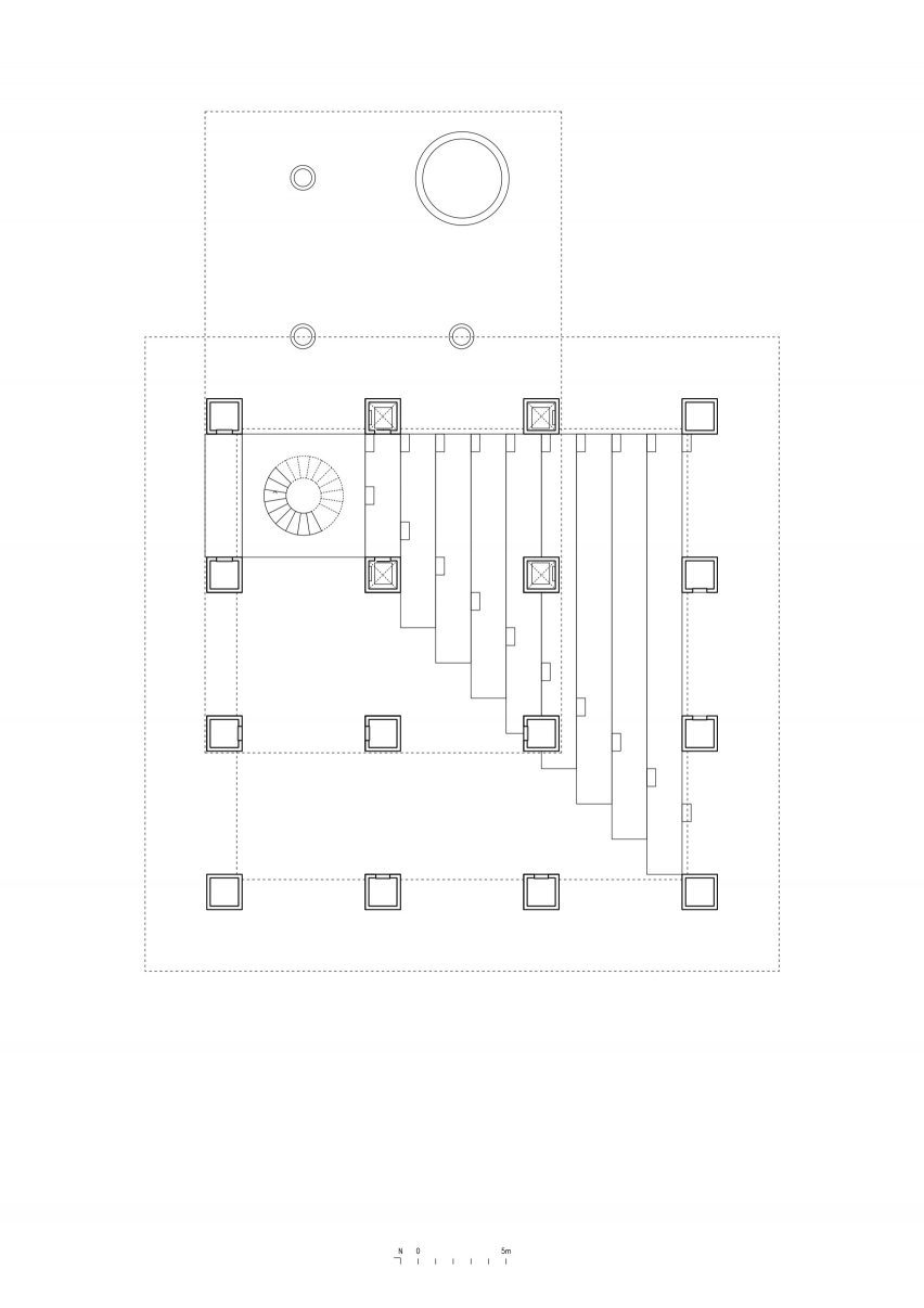 Ground floor plan of Rest by Pezo von Ellrichshausen