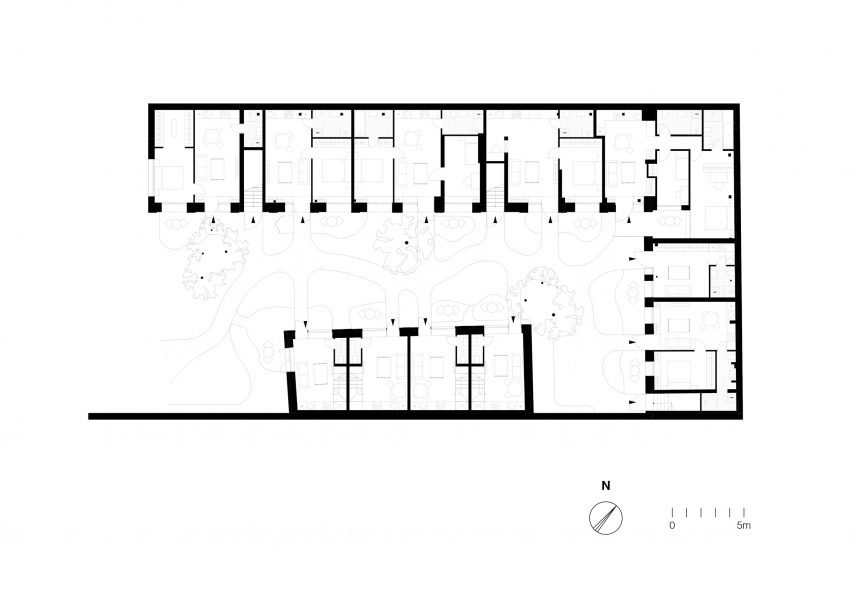 Plan of Augustine's Garden by Sampling