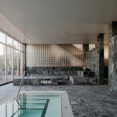 Bench architecture sauna SAA